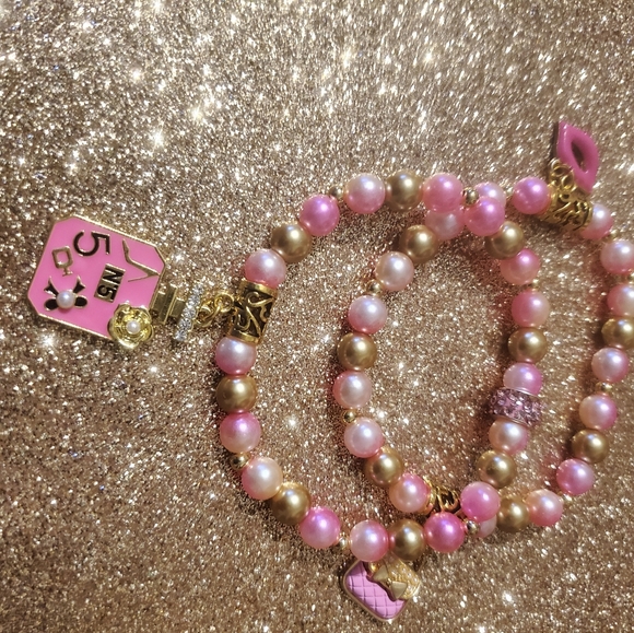 2-PIECE #5 Beautiful Double Bracelet Set. - Picture 2 of 15